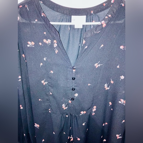 Liz Claiborne Oversized Blouse Large - Picture 4 of 7
